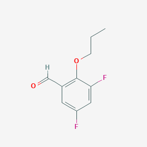 molecular formula C10H10F2O2 B7998241 3,5-Difluoro-2-propoxybenzaldehyde CAS No. 883521-30-0