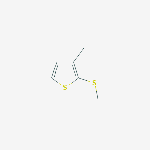 molecular formula C6H8S2 B7998325 3-甲基-2-噻吩甲基硫醚 