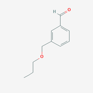 molecular formula C11H14O2 B7998381 3-(Propoxymethyl)benzaldehyde 