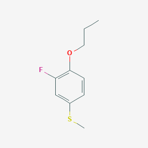 (3-Fluoro-4-propoxyphenyl)(methyl)sulfane