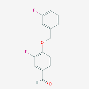 3-Fluoro-4-((3-fluorobenzyl)oxy)benzaldehyde