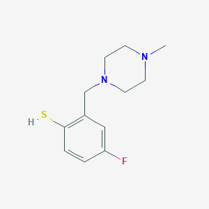 4-Fluoro-2-[(4-methylpiperazino)methyl]thiophenol