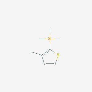 molecular formula C8H14SSi B7998428 2-(三甲基甲硅烷基)-3-甲基噻吩 