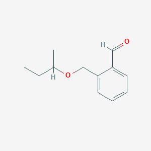 molecular formula C12H16O2 B7998440 2-[(sec-Butyloxy)methyl]benzaldehyde 