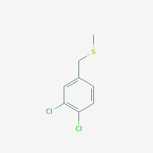 molecular formula C8H8Cl2S B7998469 3,4-Dichlorobenzyl methyl sulfide 