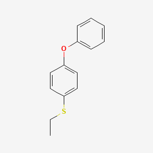 Ethyl 4-phenoxyphenyl sulfide