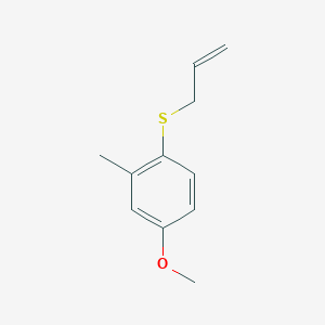 1-Allylsulfanyl-4-methoxy-2-methylbenzene