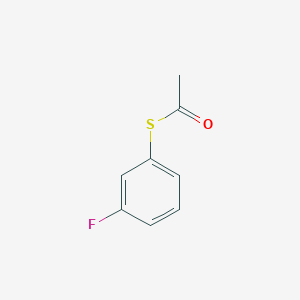 molecular formula C8H7FOS B7998578 S-3-Fluorophenylthioacetate 