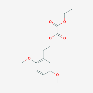 molecular formula C14H18O6 B7998626 O1-[2-(2,5-Dimethoxyphenyl)ethyl] O2-ethyl oxalate 