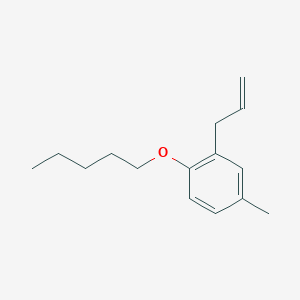 molecular formula C15H22O B7998628 3-(5-Methyl-2-n-pentoxyphenyl)-1-propene 