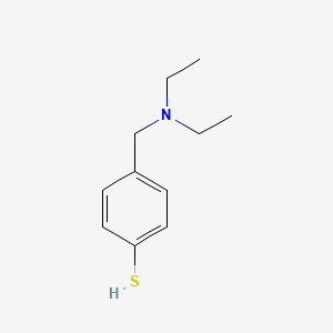 molecular formula C11H17NS B7998672 4-[(Diethylamino)methyl]thiophenol 