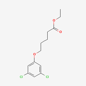 molecular formula C13H16Cl2O3 B7998697 Ethyl 5-(3,5-dichloro-phenoxy)pentanoate 