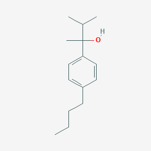 molecular formula C15H24O B7998766 2-(4-n-Butylphenyl)-3-methyl-butan-2-ol 