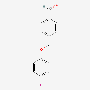 4-((4-Fluorophenoxy)methyl)benzaldehyde