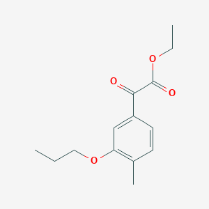 Ethyl 4-methyl-3-n-propoxybenzoylformate