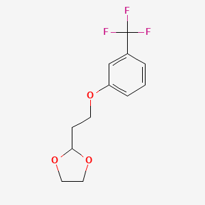 3-[2-(1,3-Dioxolan-2-yl)ethoxy]benzotrifluoride