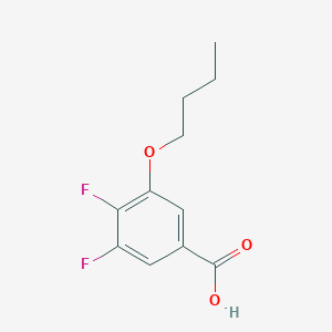 molecular formula C11H12F2O3 B7998831 3-n-Butoxy-4,5-difluorobenzoic acid 