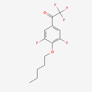 molecular formula C13H13F5O2 B7998834 4'-n-Pentoxy-2,2,2,3',5'-pentafluoroacetophenone 