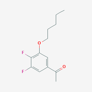 1-(3,4-Difluoro-5-(pentyloxy)phenyl)ethanone