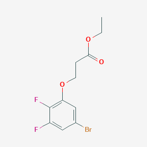 Ethyl 3-(3-bromo-5,6-difluoro-phenoxy)propanoate