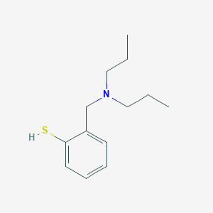 molecular formula C13H21NS B7998870 2-[(Di-n-propylamino)methyl]thiophenol 