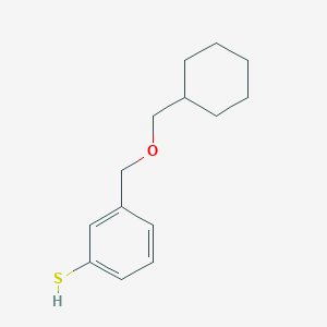 3-[(Cyclohexanemethoxy)methyl]thiophenol