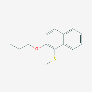 molecular formula C14H16OS B7998961 Methyl(2-propoxynaphthalen-1-yl)sulfane 