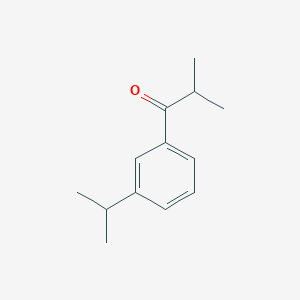 molecular formula C13H18O B7998962 3'-iso-Propyl-2-methylpropiophenone 