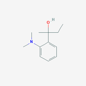 molecular formula C12H19NO B7999044 2-[2-(Dimethylamino)phenyl]-2-butanol 