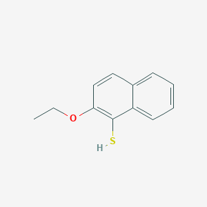 molecular formula C12H12OS B7999054 2-Ethoxy-1-thionaphthol 