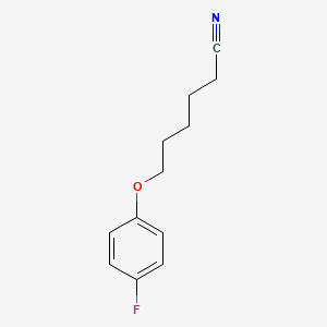 molecular formula C12H14FNO B7999056 6-(4-Fluoro-phenoxy)hexanenitrile 