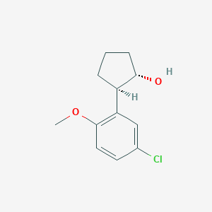 (1S,2R)-2-(5-chloro-2-methoxyphenyl)cyclopentan-1-ol