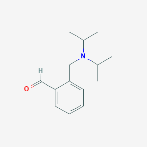 molecular formula C14H21NO B7999075 2-((Diisopropylamino)methyl)benzaldehyde 