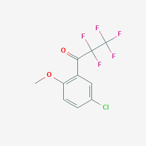 3'-Chloro-6'-methoxy-2,2,3,3,3-pentafluoropropiophenone