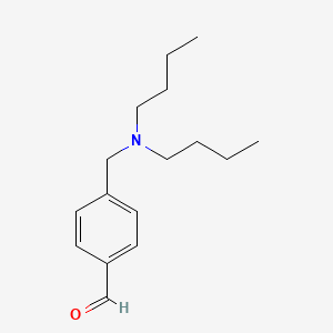 molecular formula C16H25NO B7999165 4-((Dibutylamino)methyl)benzaldehyde CAS No. 82413-60-3