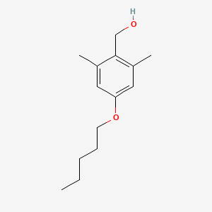 molecular formula C14H22O2 B7999201 2,6-Dimethyl-4-n-pentoxybenzyl alcohol 