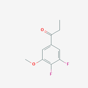 1-(3,4-Difluoro-5-methoxyphenyl)propan-1-one