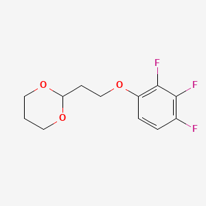 2-[2-(2,3,4-Trifluoro-phenoxy)ethyl]-1,3-dioxane