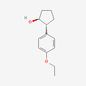 trans-2-(4-Ethoxyphenyl)cyclopentanol