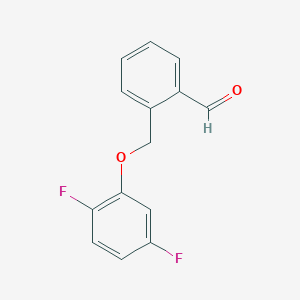 2-((2,5-Difluorophenoxy)methyl)benzaldehyde