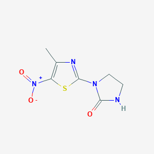 molecular formula C7H8N4O3S B079993 4'-Methylniridazole CAS No. 10560-76-6