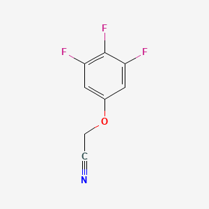 molecular formula C8H4F3NO B7999307 2-(3,4,5-Trifluoro-phenoxy)acetonitrile 