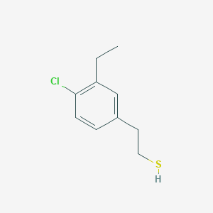 2-(4-Chloro-3-ethylphenyl)ethanethiol