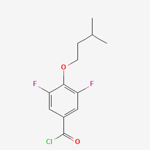 3,5-Difluoro-4-iso-pentoxybenzoyl chloride