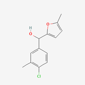 4-Chloro-3-methylphenyl-(5-methyl-2-furyl)methanol