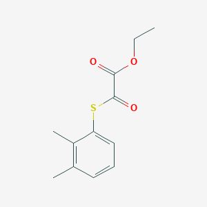 molecular formula C12H14O3S B7999415 Ethyl 2-(2,3-dimethylphenyl)sulfanyl-2-oxo-acetate 