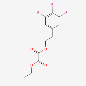 O2-Ethyl O1-[2-(3,4,5-trifluorophenyl)ethyl] oxalate