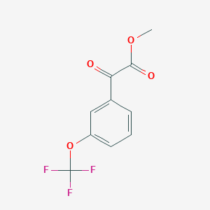 molecular formula C10H7F3O4 B7999448 Methyl 3-(trifluoromethoxy)benzoylformate 