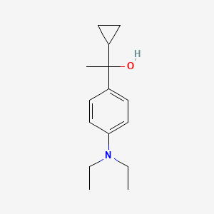 1-[4-(Diethylamino)phenyl]-1-cyclopropyl ethanol