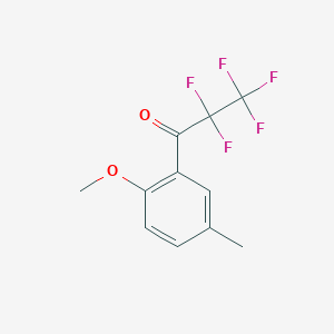 2'-Methoxy-5'-methyl-2,2,3,3,3-pentafluoropropiophenone